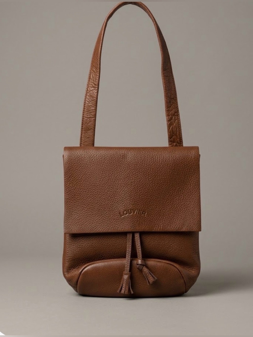 Brown Leather Shoulder Bag Lovier